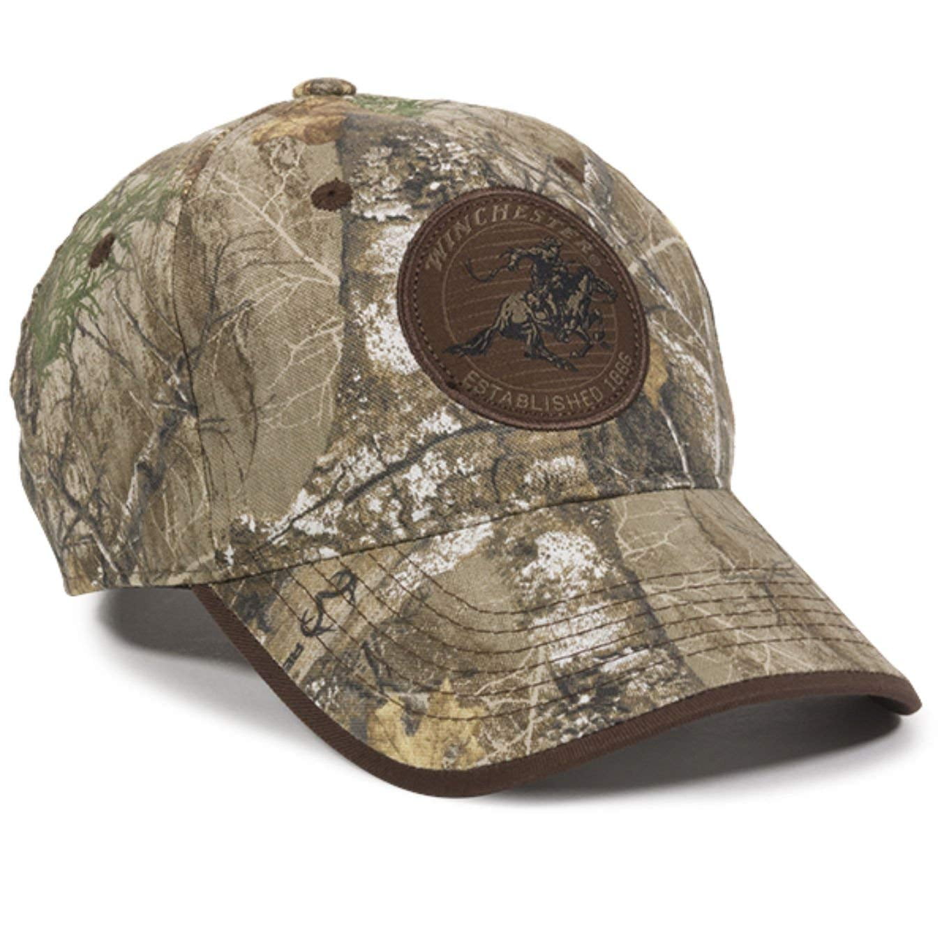 Winchester Realtree Edge Horse And Rider Brown Patch hat