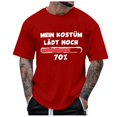 thumbnail image 1 of T-shirt Graphique Drôle de Carnaval pour Hommes, Col Rond Confortable avec Design Imprimé Humoristique, 1 of 4