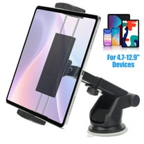 EEEKit Car Tablet Phone Mount Holder, 360° Rotation Dashboard Windshield Suction Cup Car Mount, Suction Cup Car Tablet Cradle Stand Fit for 4.7-12.9" Tablets, Cell Phones, iPad, GPS Navigator