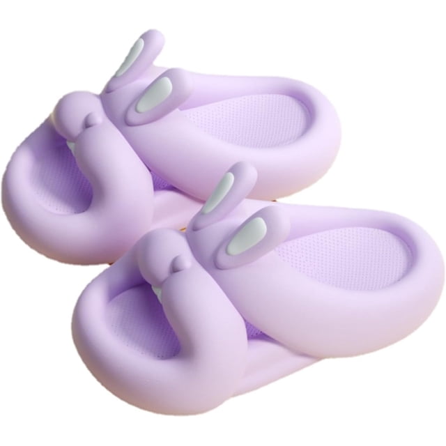 XYCCA Kids Rabbit Slippers Pink Slipper Princess Home Slippers Bathroom Slippers For Toddle Kids Boys Girls-0626