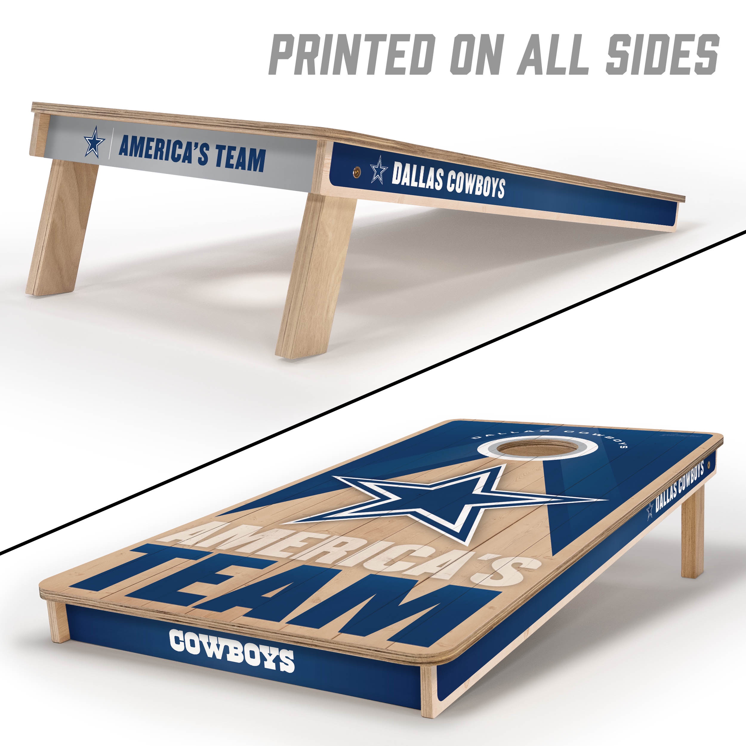 YouTheFan NFL Dallas Cowboys 2x4 Slogan Series Cornhole