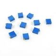 thumbnail image 1 of Unique Bargains 10 Pcs 3296W-104 100K ohm Trimmer Potentiomètre Cermet Résistances Variables, 1 of 1