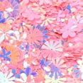 thumbnail image 3 of Confeti con forma de flor, lentejuelas con purpurina, lentejuelas para fiesta, boda, suministros de decoración (rosa colorido), 3 of 8