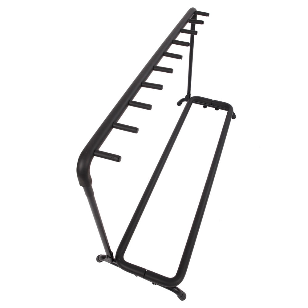 Veryke 9-Slot Guitar Holder Rack Stand - Black