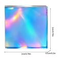 thumbnail image 2 of YWIYIUD 50/100/300/500PCS 0.79x0.79inch Mini Rainbow Squares Suitable for DIY Crafts Light Shadow Artwork and Decorative Projects Double Sided Colorful Squares, 2 of 8