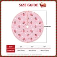 thumbnail image 2 of Sikiie Floral Strawberr Nativity Christmas Tree Skirt, Jesus Christian Winter Holiday Tree Mat Decoration(30-48IN)48", 2 of 6