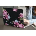 thumbnail image 1 of KSK KAISHEK Hard Shell Case Cover Only for MacBook Air 13" with Touch ID USB Type-C + Black Keyboard Cover Model: A1932/A2179/A2337 m1 (Flowers 16), 1 of 5