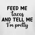 thumbnail image 2 of Black Feed Me Tacos And Tell Me I'm Pretty Cinco de Drinco Cinco De Mayo Women’s Standard V-Neck Tee, White, X-Large, 2 of 5
