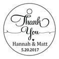 thumbnail image 1 of 100 Pcs Papier Cadeau Personnalisé Merci Accrocher Tags Cadeaux de Mariage Ronds Tags, 1 of 1
