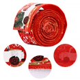 thumbnail image 4 of Christmas DIY Fabric Swirl Ribbon Burlap Ribbon Gift Classic Wrapping Christmas Tree Ribbon Wreath Bows, Hemp, 4 of 7