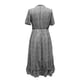 thumbnail image 5 of Vestido largo con volantes y manga corta para mujer - Escote en V profundo con estampado floral, cintura elástica, estilo boho veraniego, 5 of 6