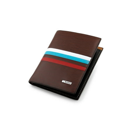 New Fashion Stylish Men's Leather Bifold Credit ID Cards Money Holder Slim Wallet Purse