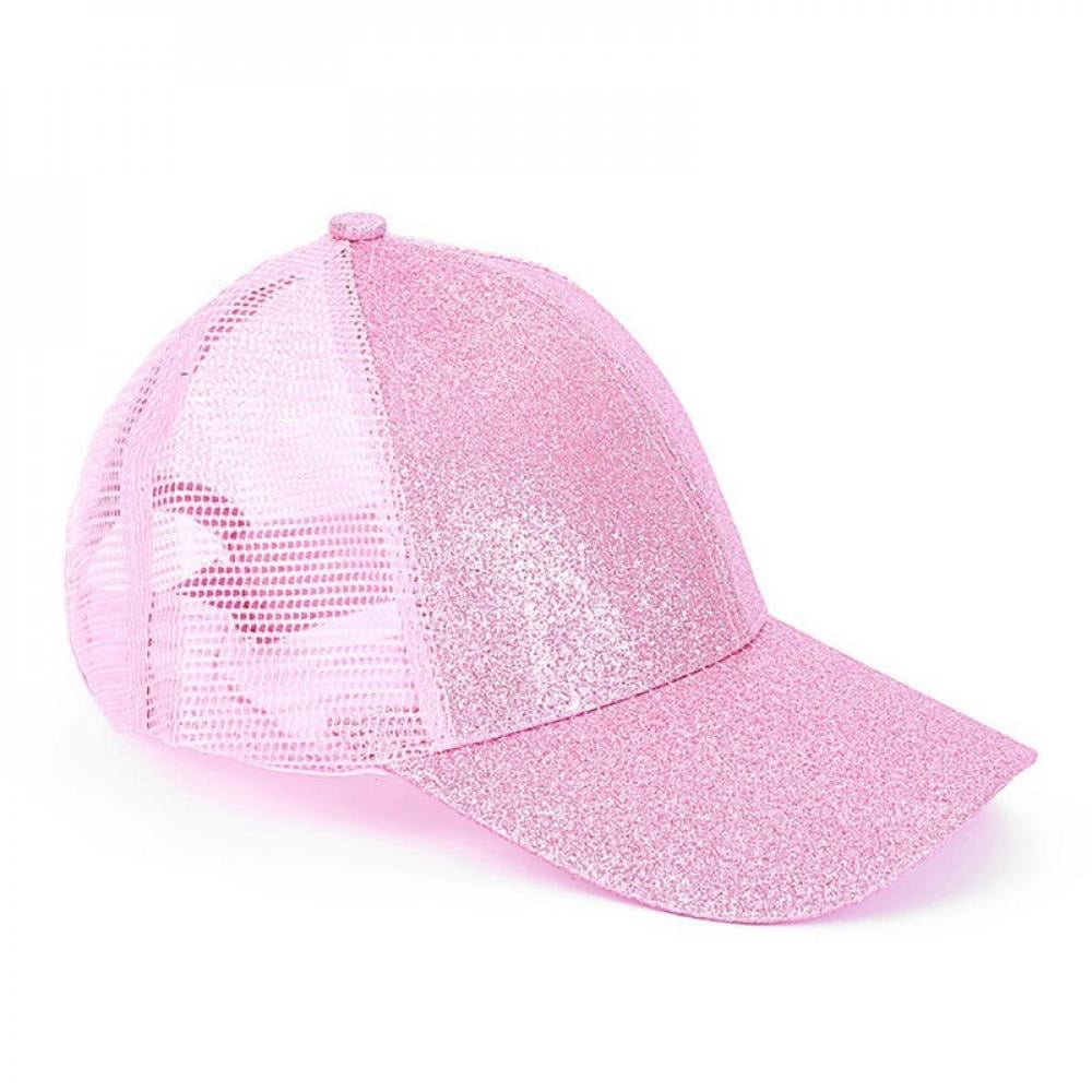 Kids Ponytail Mesh Hat Outdoor Sports 