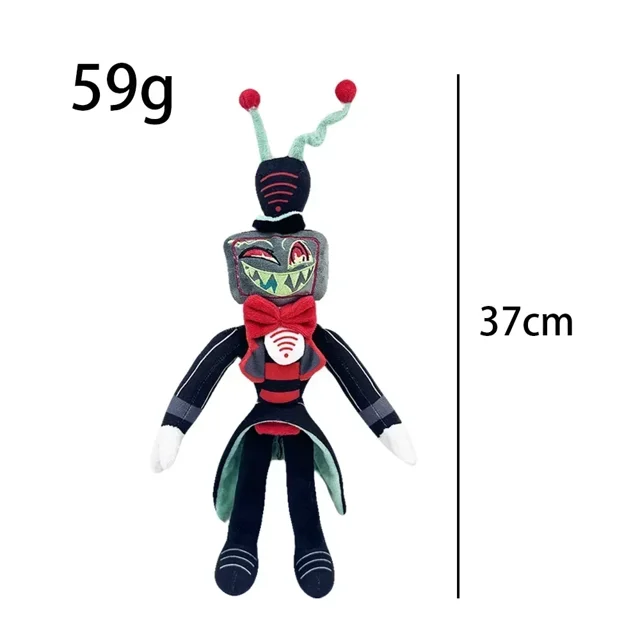 Hazbin Hotel muñeco de peluche de animé Charlie Morningstar Vaggie Alastor muñeco de peluche regalo divertido regalo de cumpleaños para niños y niñas Juguetes