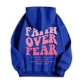 thumbnail image 4 of MHFRRA Sudaderas y Sudaderas para Hombre, Jersey Informal de Manga Larga con Estampado Delantero y Trasero para Uso Diario, Ajuste Relajado para Otoño E Invierno Azul, 4 of 5