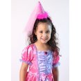 thumbnail image 3 of Hot Pink Princess Cone Hat Headband, 3 of 7