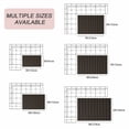 thumbnail image 6 of Simple Line Black Outdoor Rug 5x8 Ft, Non Slip Washable Area Rug, Black Modern Art Geometric Patio Rugs Carpet Runner, Large Floor Mat for Indoor/Outdoor Deck Porch Camping, 6 of 8