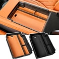 thumbnail image 2 of Storage Box for Vehicle Center Console Armrest, Double-layer Partition, Non-destructive Installation, Anti-slip and Wear-resistant, Made of ABS Material, 2 of 8