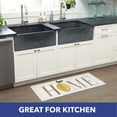 thumbnail image 2 of SoHome Cozy Living Home Lemon Anti-Fatigue Kitchen Mat, Off White/Yellow, 20"x36", 2 of 6
