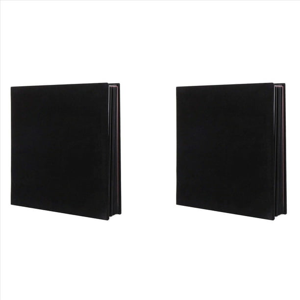 2X ÁLbum de Fotos ÁLbum de Recortes Cubierta de Terciopelo PáGinas Gruesas con PelíCula Protectora Guarde ImáGenes de Forma Permanente, Libro de Recuerdos