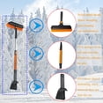 thumbnail image 2 of Drasry Snow Brush Ice Scraper Tool Portable 3 in 1 Detachable Snow Removal Kit, 2 of 9