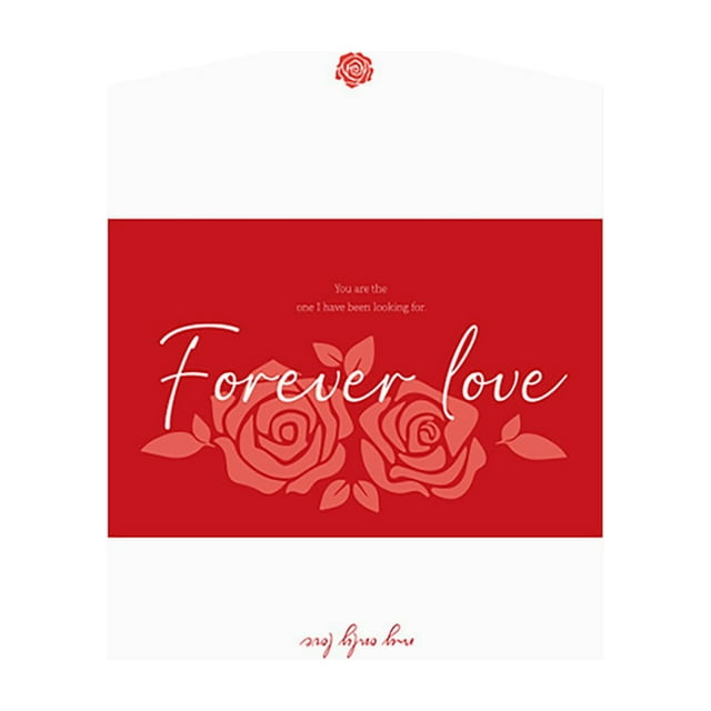 Ramiter Valentine's Day Thirty Percent Diy Suit Creative Love Roses Blank Greeting CARDS Little CARDS