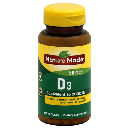 Nature Made Vitamin D3 50 Mcg Tablets 1000 Ct