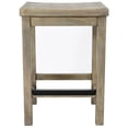thumbnail image 4 of Home Square 1.6" Reclaimed Pine Counter Height Stool in Stone Gray - Set of 2, 4 of 6