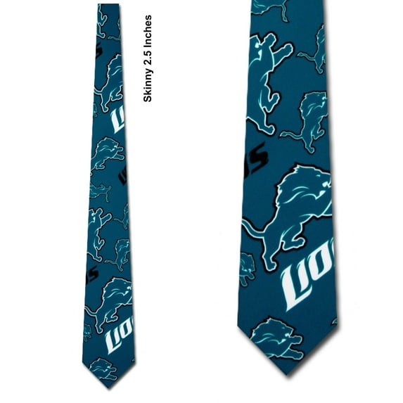 Detriot Lions Necktie Mens Tie