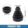 thumbnail image 4 of Kit de Bota de Junta CV Unique Bargains No.4E0498201 con Abrazaderas, Bota de Junta de Velocidad Constante para Audi A4 2004-2008, Audi A6 2005-2011, Goma Negra, Fuerte y Duradera, 4 of 7