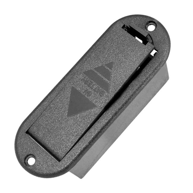 Battery Connector Active Pickup Battery Long-Lasting Functionality Reliable Battery Holder Sleek Black And Red Design