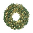 thumbnail image 1 of 20 Pre-Lit Douglas Fir Artificial Christmas Wreath - Clear Lights, 1 of 1