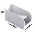 thumbnail image 3 of Magnetic Pen Desk Organizer Storage Box Double Layer ABS Holder 14x6x7cm • Large Capacity Desktop Organizer • Stackable Magnetic Design for Office, 3 of 6