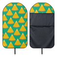 thumbnail image 6 of Uourmeti 1 Pack Car Seat Towel Cover Easy Install, Compatible with Van Truck Bucket Seat Car Interior Terry Cloth Pineapple Slice Theme, 6 of 7