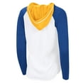 thumbnail image 3 of Women's-G-III 4Her by Carl Banks  White Buffalo Sabres VIP Raglan Long Sleeve Hoodie T-Shirt, 3 of 3