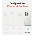 thumbnail image 2 of Ringke Fusion Design Compatible with iPhone 14 Pro Max Case, Transparent 3D Print Design Hard Back with Shockproof Clear Bumper Cover - Floral, 2 of 11