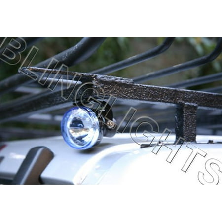 For Jeep Liberty KJ KK Roof Crate Lamp Bar Lights Top Rack Lighting Driving Reverse Fog Kit