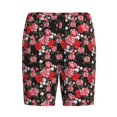 thumbnail image 4 of Wukai Rose Flowers Men’s Short Pajama Pants With Pockets Soft Sleep Pj Shorts for Men-4X-Large, 4 of 6