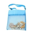 thumbnail image 2 of Neinkie Colorful Mesh Beach Bags Sea Shell Bags Beach Shell Bags Adjustable Carrying Straps Bags for Kids, 2 of 7