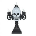 thumbnail image 5 of Candelabro de Halloween de 3 velas, soporte para candelabro de Halloween con soporte de luz, candelabro de calavera de esqueleto LED, candelabros de esqueleto de Halloween para fiesta de Halloween (, 5 of 5