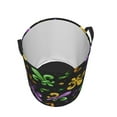 thumbnail image 3 of Gaeub Mardi Gras Carnival4 Dirty Clothes Storage Basket, Toy Storage Bin for Storing Clothing, Diapers, Toys - Small, 3 of 8