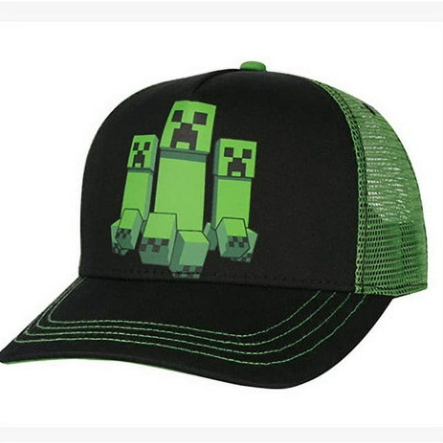 Minecraft Casquette de Baseball Creeper Femme Steve Visière