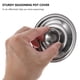 thumbnail image 2 of 1pc 10 cm acero inoxidable condimento de la olla cubierta hogar casero condimento tapa tapa, 2 of 7
