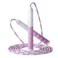 thumbnail image 2 of Adjustable Jump Rope with Beaded PVC Segments for & Adults - Lightweight Speed Rope for Fitness, Exercise, Workout, Weight Loss, Home Gym, Cardio Training, Sports & Athletic Activities, 2 of 6