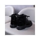 thumbnail image 5 of UKAP - Botas de combate para niños y niñas, botines impermeables, botas de piel sintética con cordones y cremallera, 5 of 5
