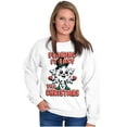 thumbnail image 3 of Flaking It Easy Till Christmas Pun Sweatshirt for Men or Women Brisco Brands S, 3 of 6