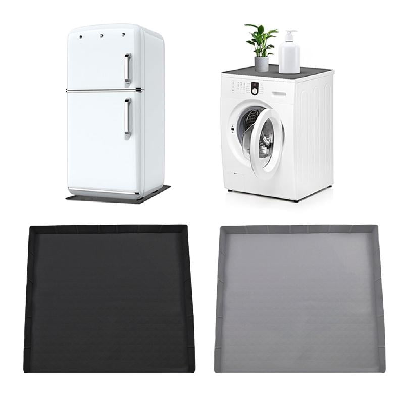 Washable Silicone Small Fridge Mats 23.62x23.62in with Protective and Nonslip Design Heat Resistant Silicone Pad for Home