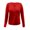Red, variant on Jiyugala Sweater for Women Button Round Neck Long Sleeve Soft Knitted Cardigan Sweater