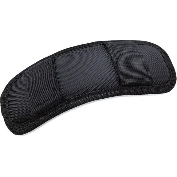 Soft Shoulder Strap Pad, Breathable & Removable Backpack Strap Pads for Bag Strap（1PCS-Black）