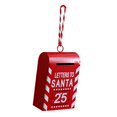 thumbnail image 4 of Adorno colgante para buzón de cartas a Papá Noel, lindo accesorio navideño colgante de hierro Estilo A, 4 of 9